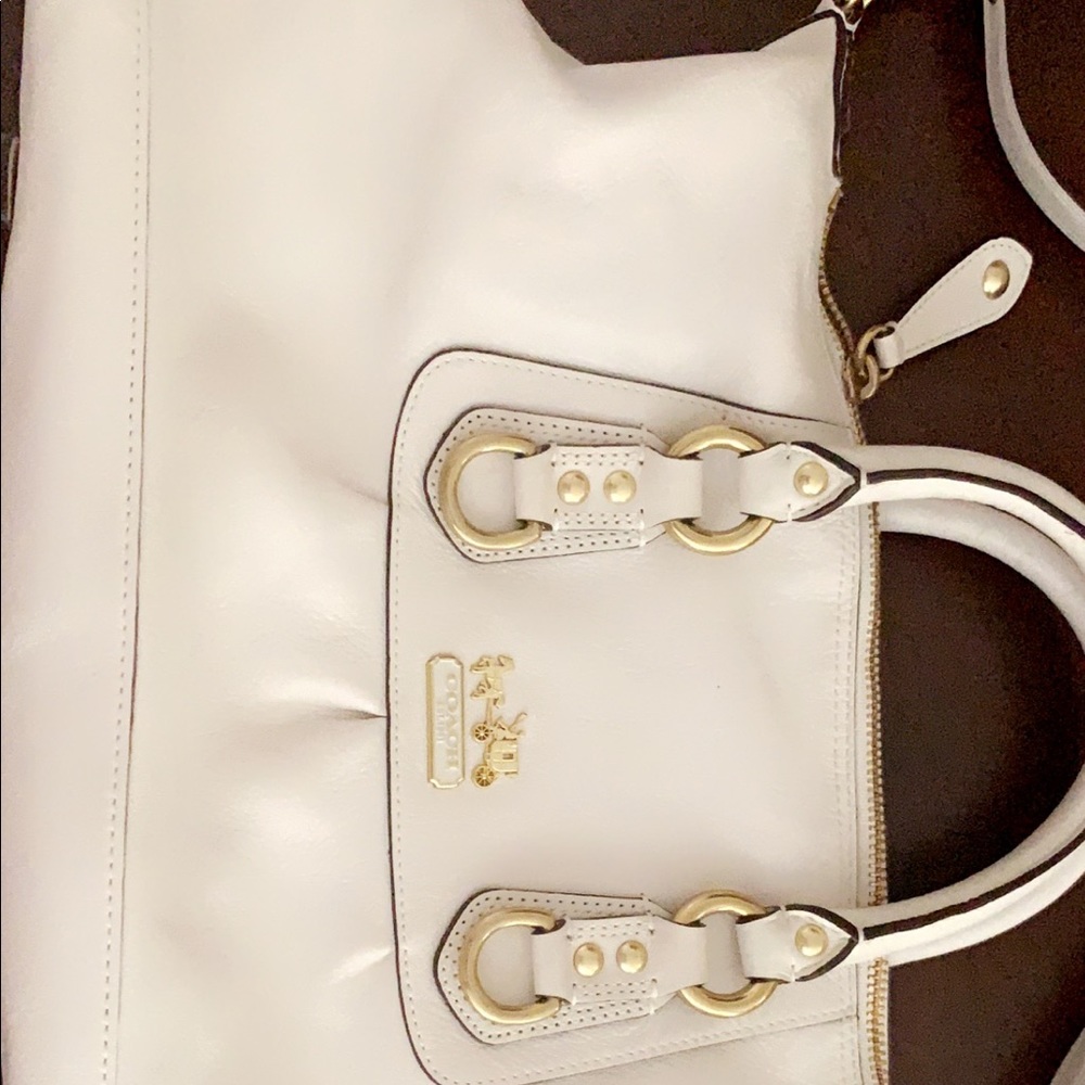 Coach cream color bag (authentic) paid $299
